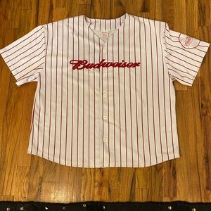 Vintage Budweiser Baseball Jersey